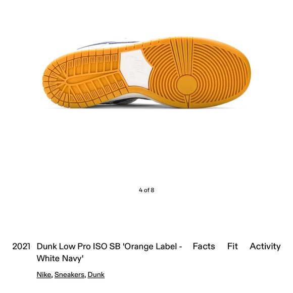 2021 Nike SB Dunk Low Pro Orange Label - Picture 3 of 8